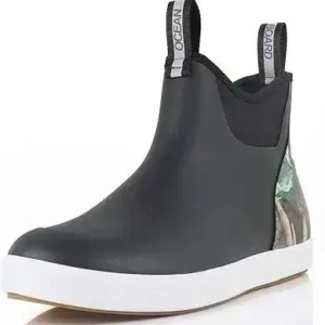 Premium nubuck leather deck shoes wholesale qingdou industrial Non slip rubber sole for offshore boat shoes